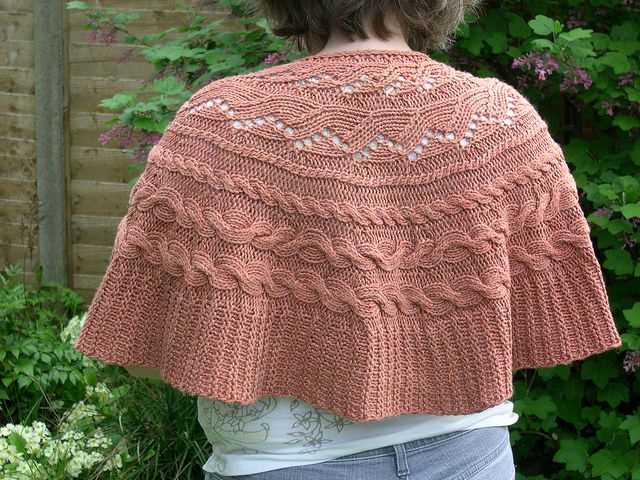 Aran poncho knitting pattern free