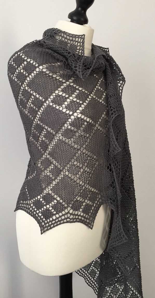 Argyle scarf knitting pattern