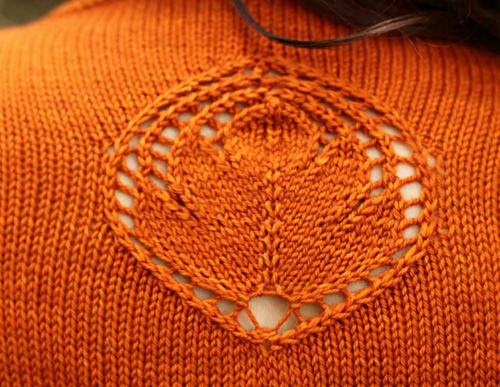 Autumn leaves knitting pattern