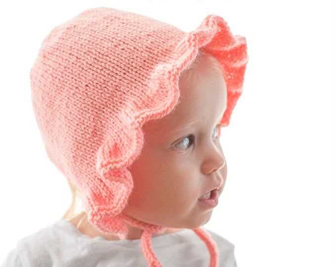 Baby bonnet knitting pattern