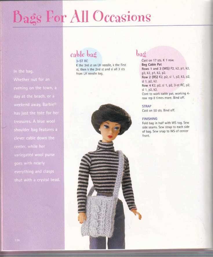 Barbie doll knitting patterns uk