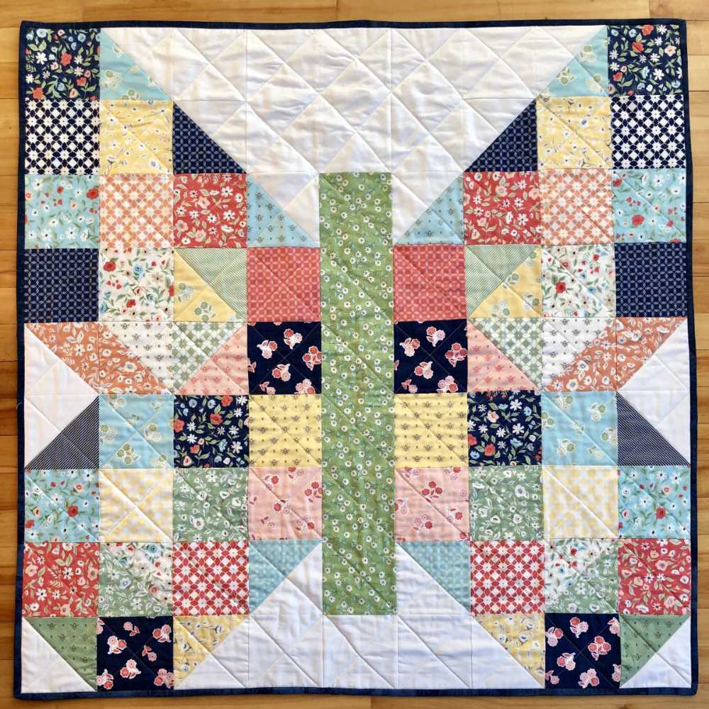 Barn raising quilt knitting pattern free