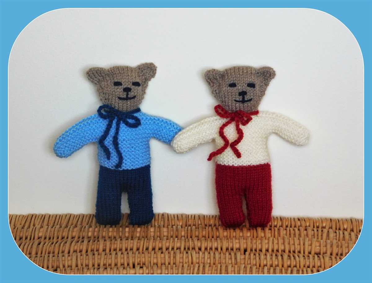 Basic teddy bear knitting pattern