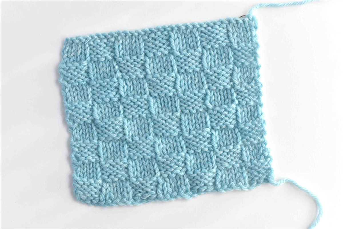 Basket weave knit hat pattern