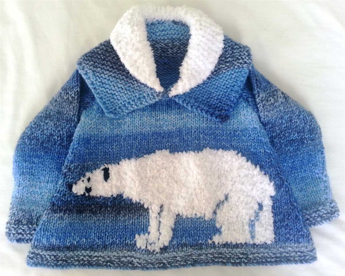 Bear sweater knitting pattern