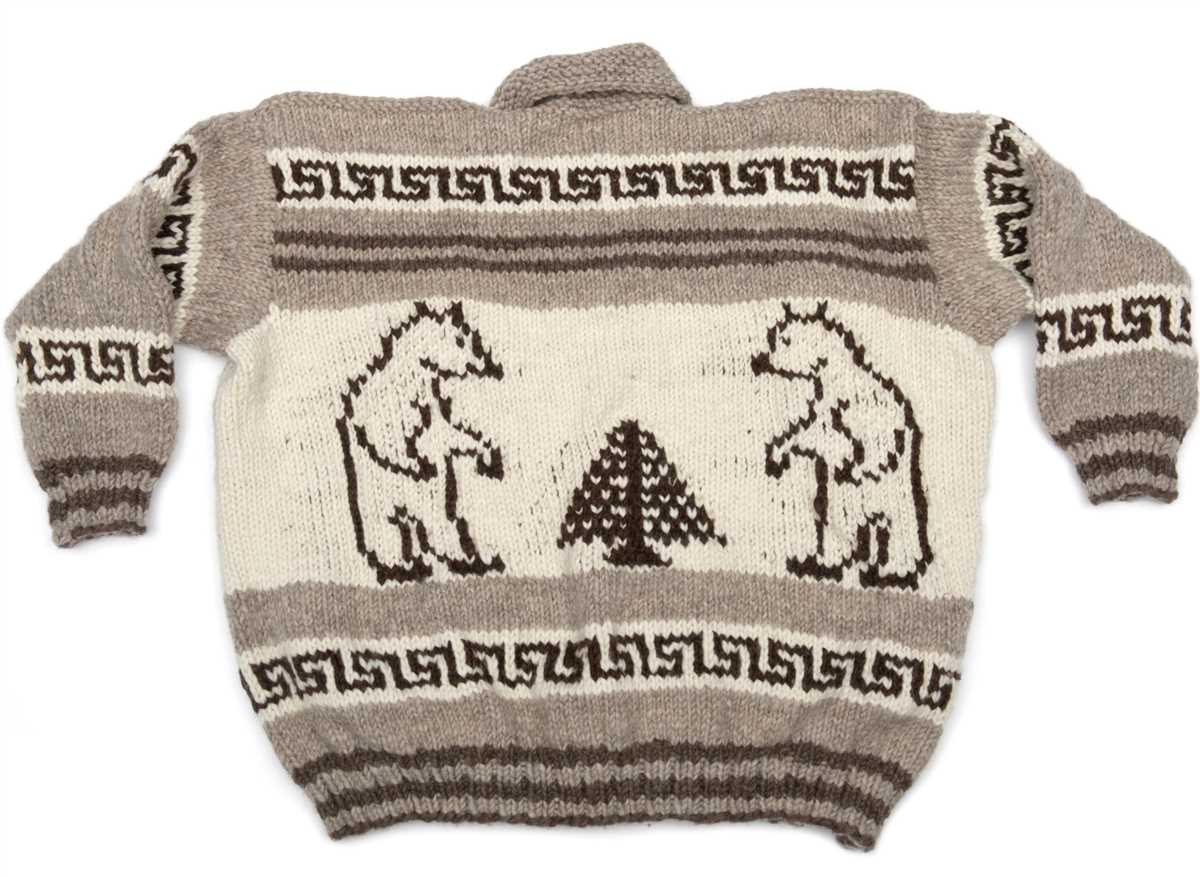 Bear sweater knitting pattern