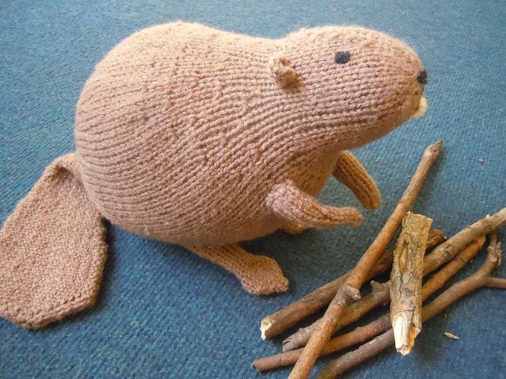 Beaver knitting pattern