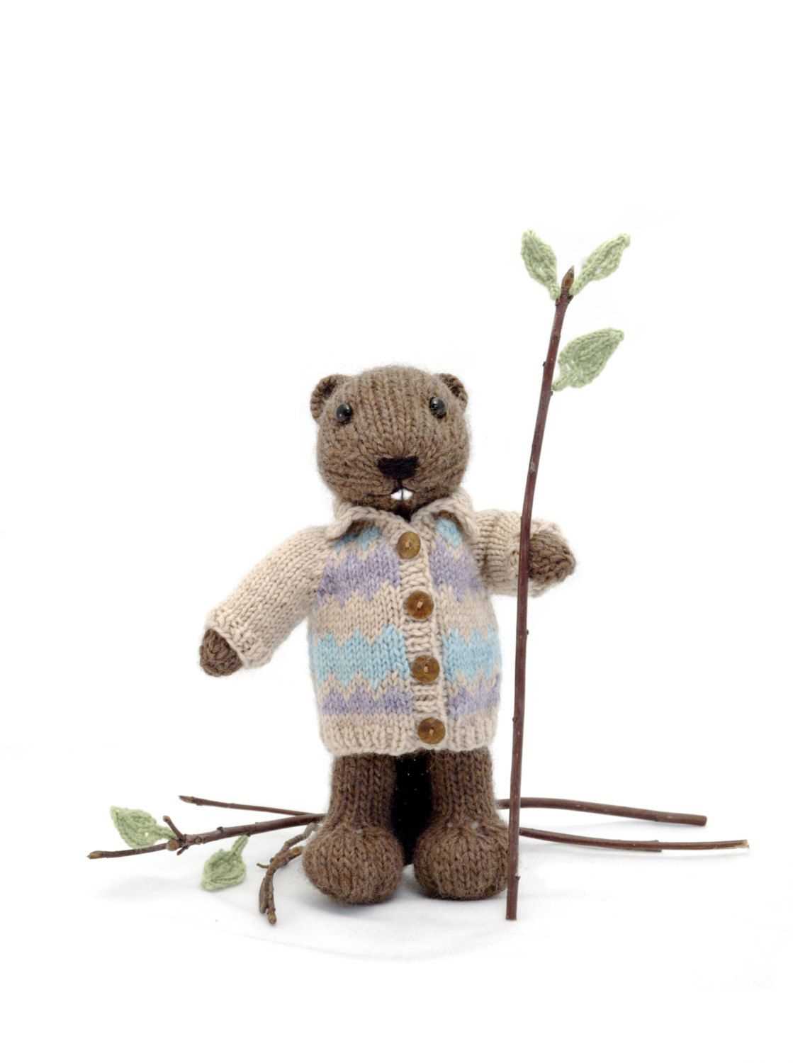 Beaver knitting pattern