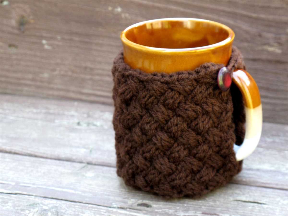 Beer koozie knitting pattern