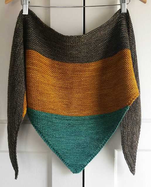 Beginner knit shawl pattern