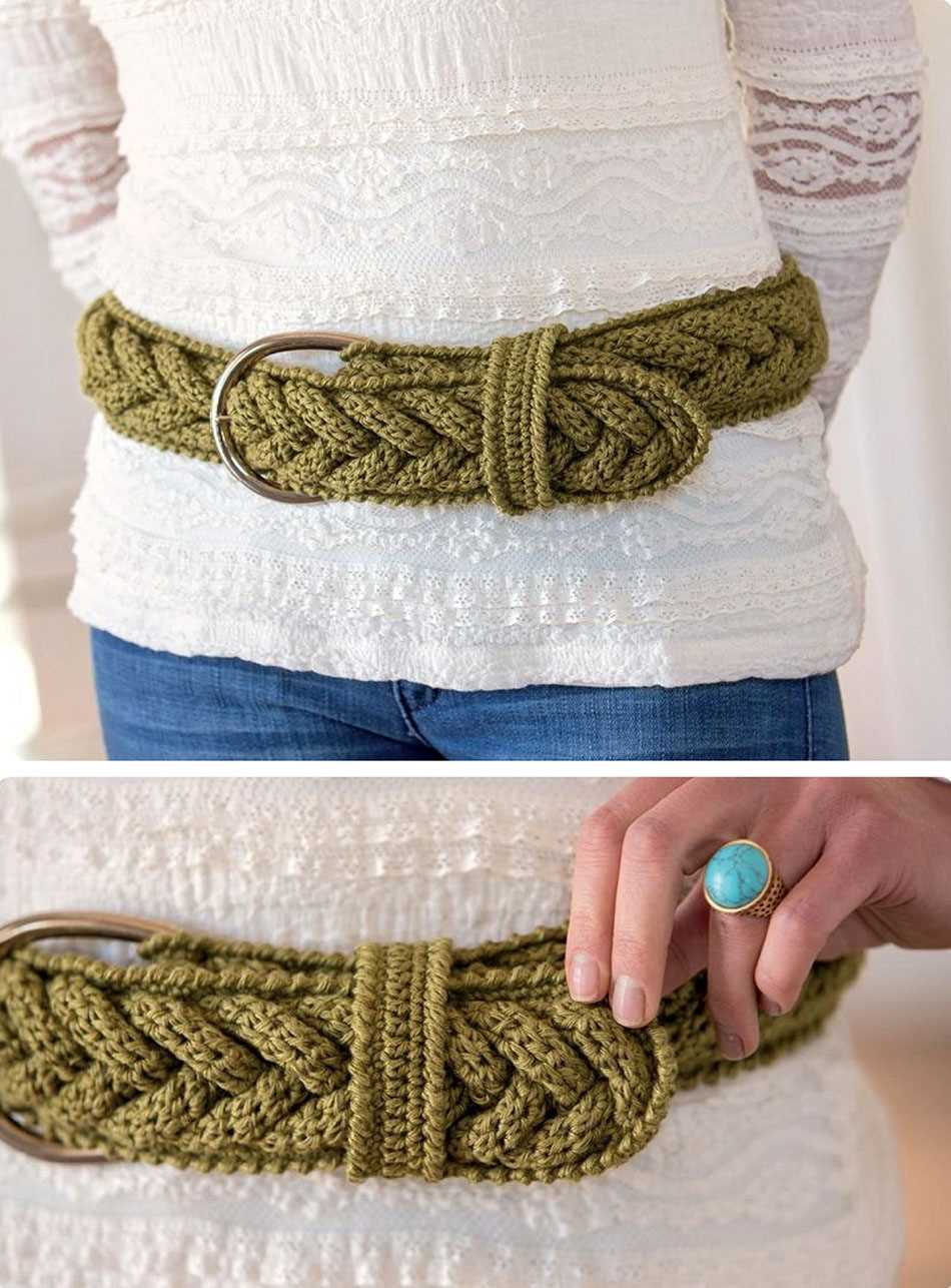 Belt knitting pattern