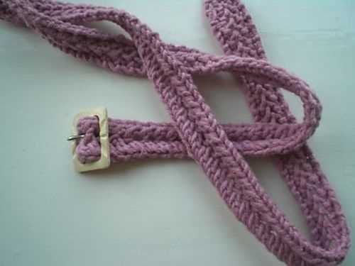 Belt knitting pattern