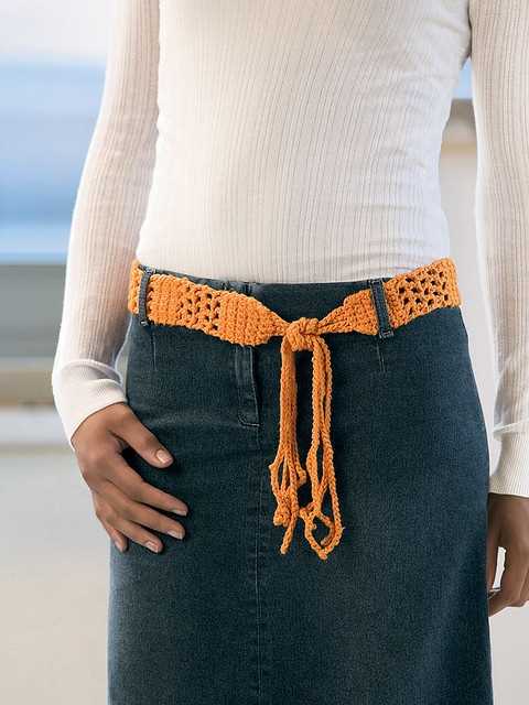 Belt knitting pattern