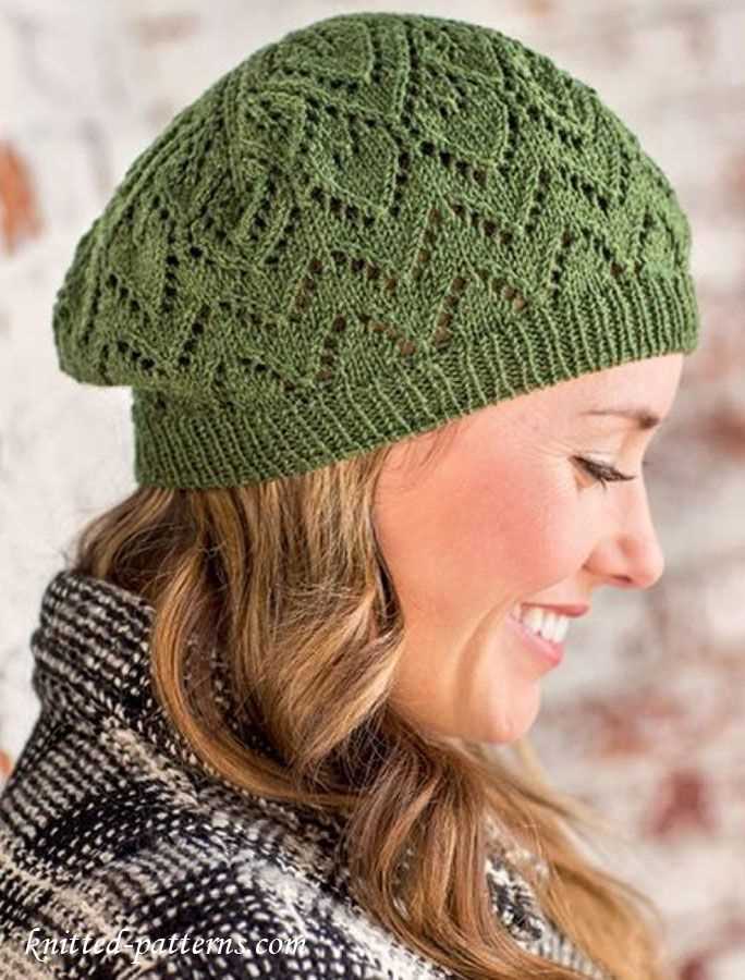 Beret knitting pattern easy free