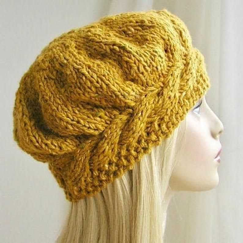 Beret knitting pattern easy free