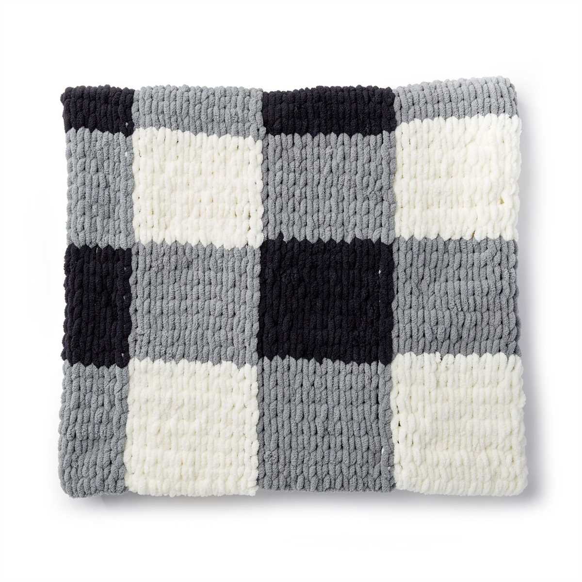 Bernat blanket yarn knit pillow pattern