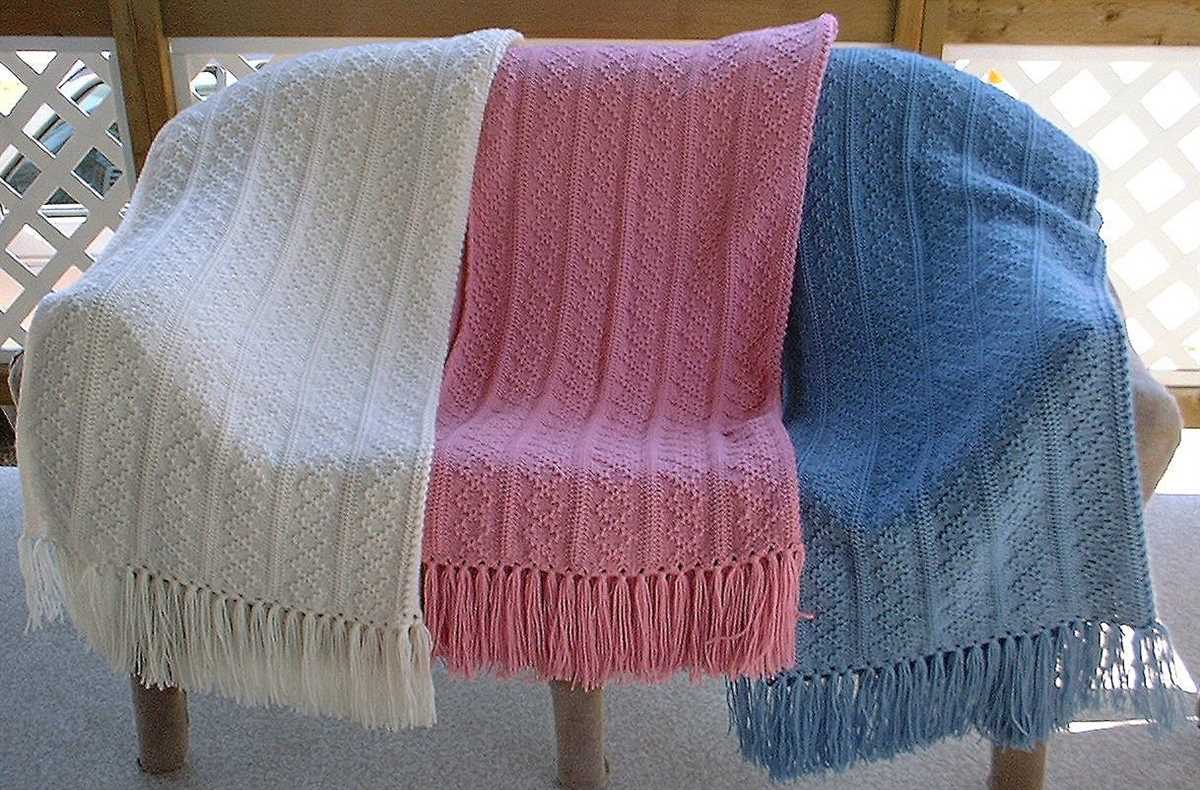 Blanket scarf knitting pattern