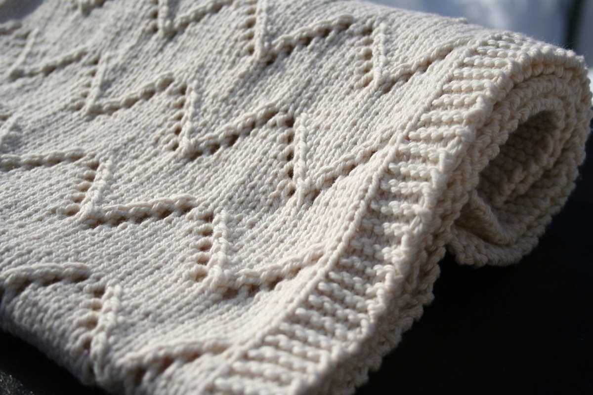 Blanket scarf knitting pattern