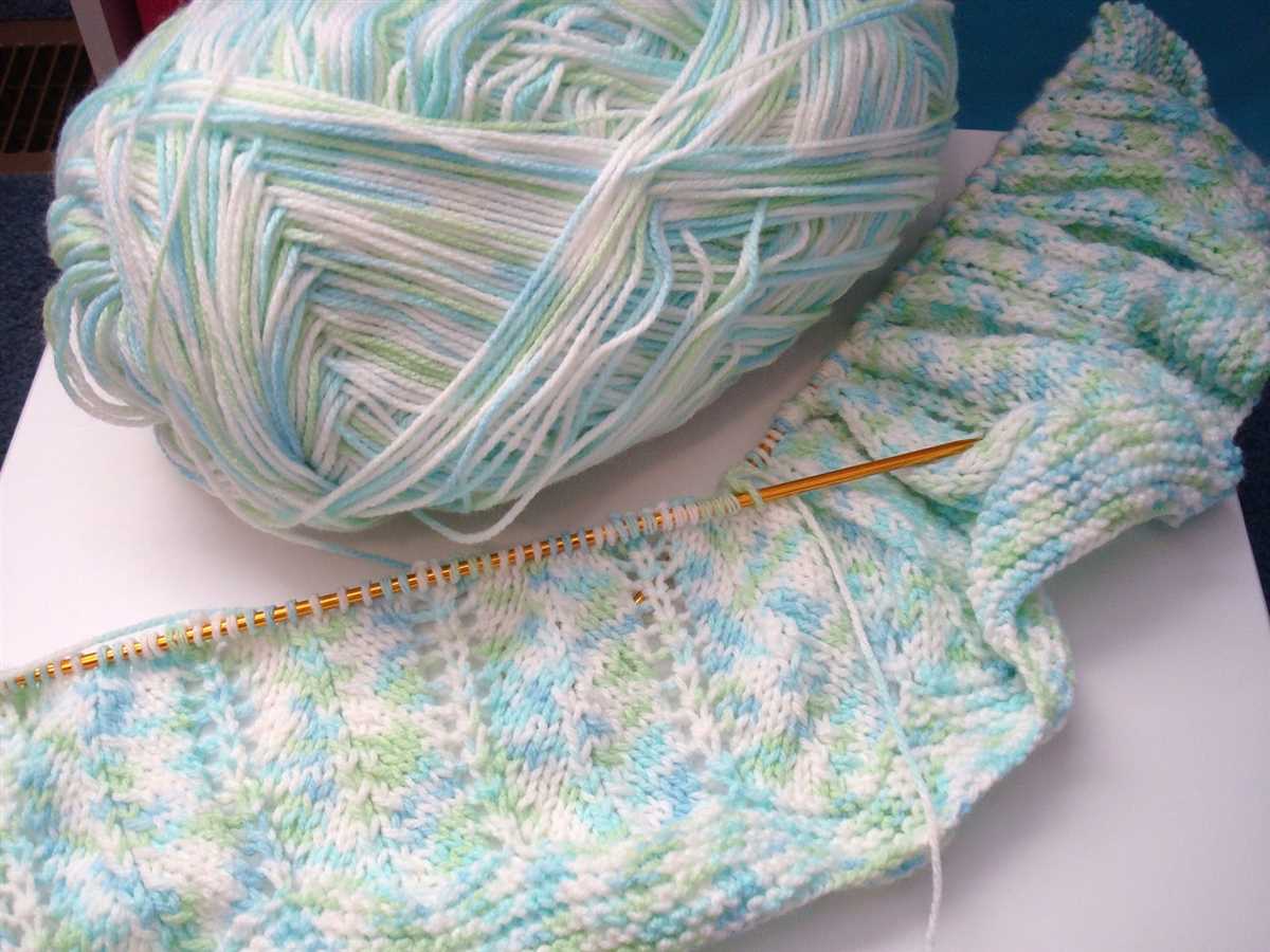 Blanket yarn knitting patterns