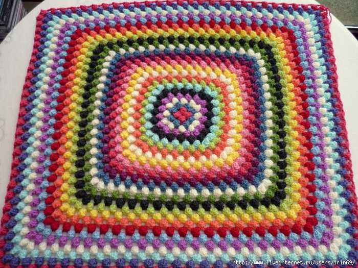 Bobble blanket knitting pattern