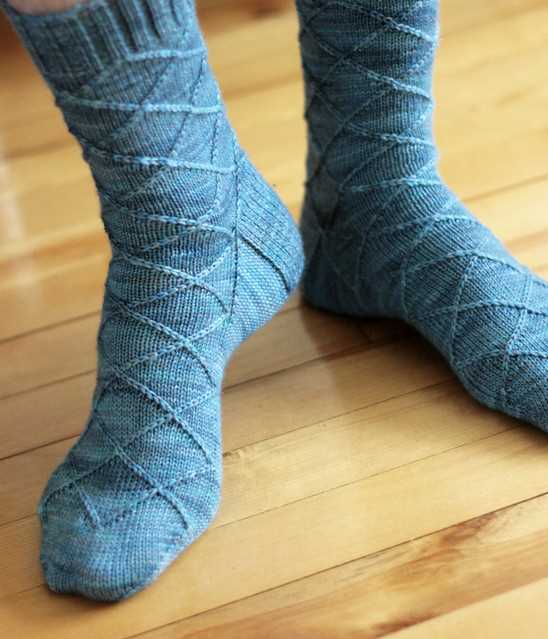 Boot sock knitting pattern