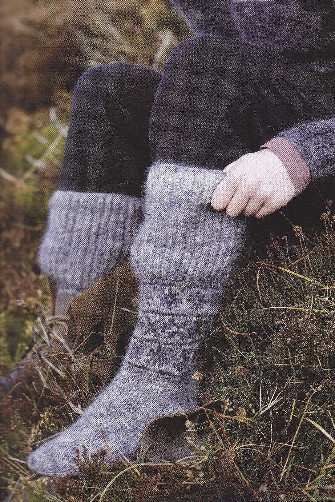 Boot sock knitting pattern