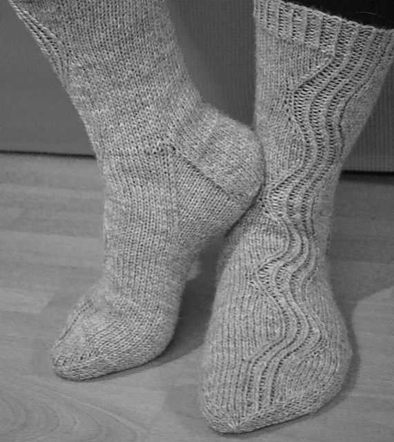 Boot sock knitting pattern