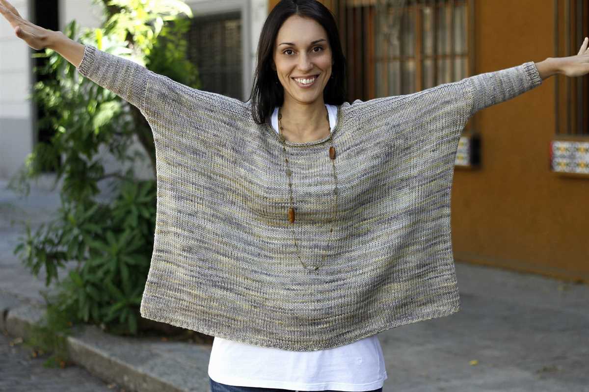 Boxy sweater knitting pattern