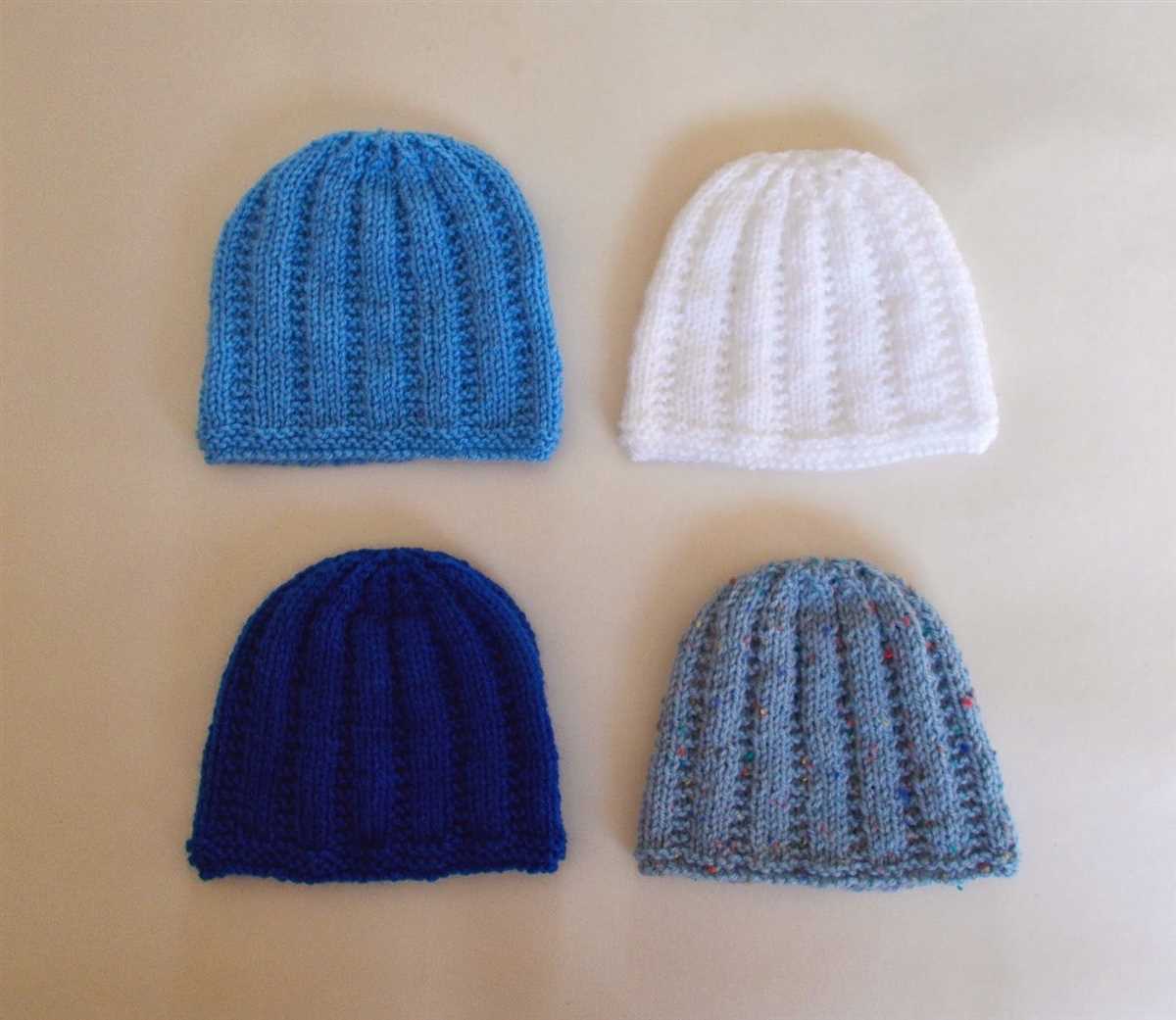 Boys knit hat pattern