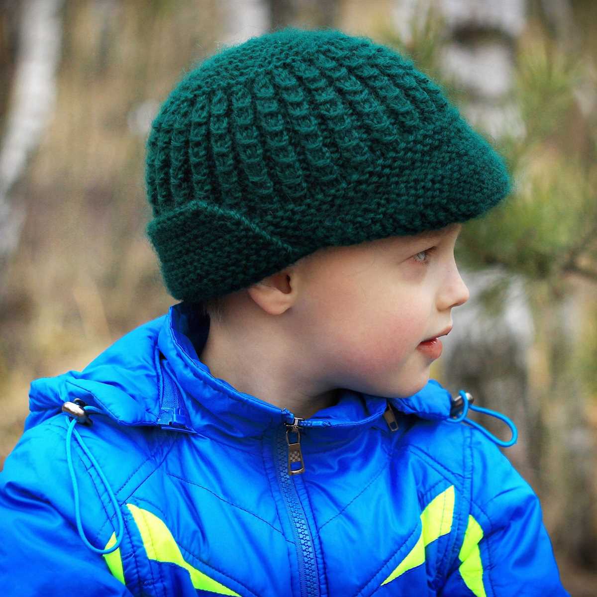 Boys knit hat pattern