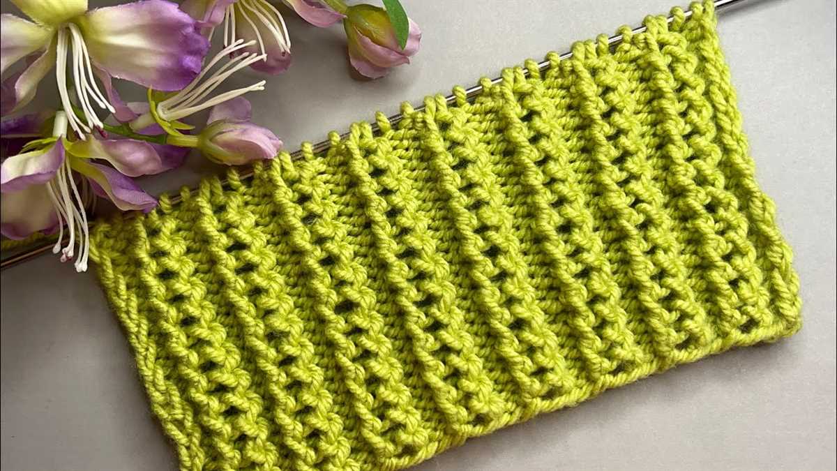 Bubble stitch blanket knitting pattern