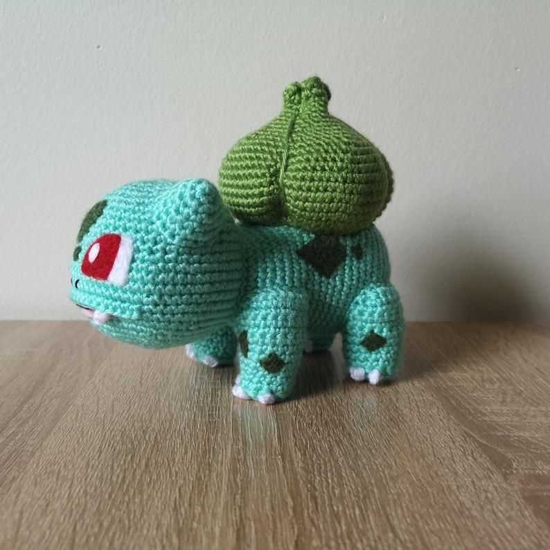 Bulbasaur knitting pattern