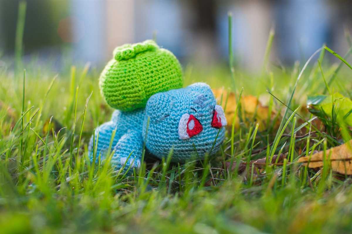 Bulbasaur knitting pattern