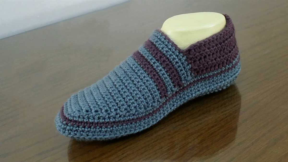 Bulky slippers knitting pattern
