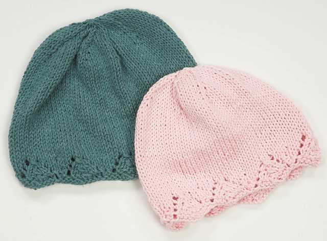 Bulky weight yarn knit hat pattern