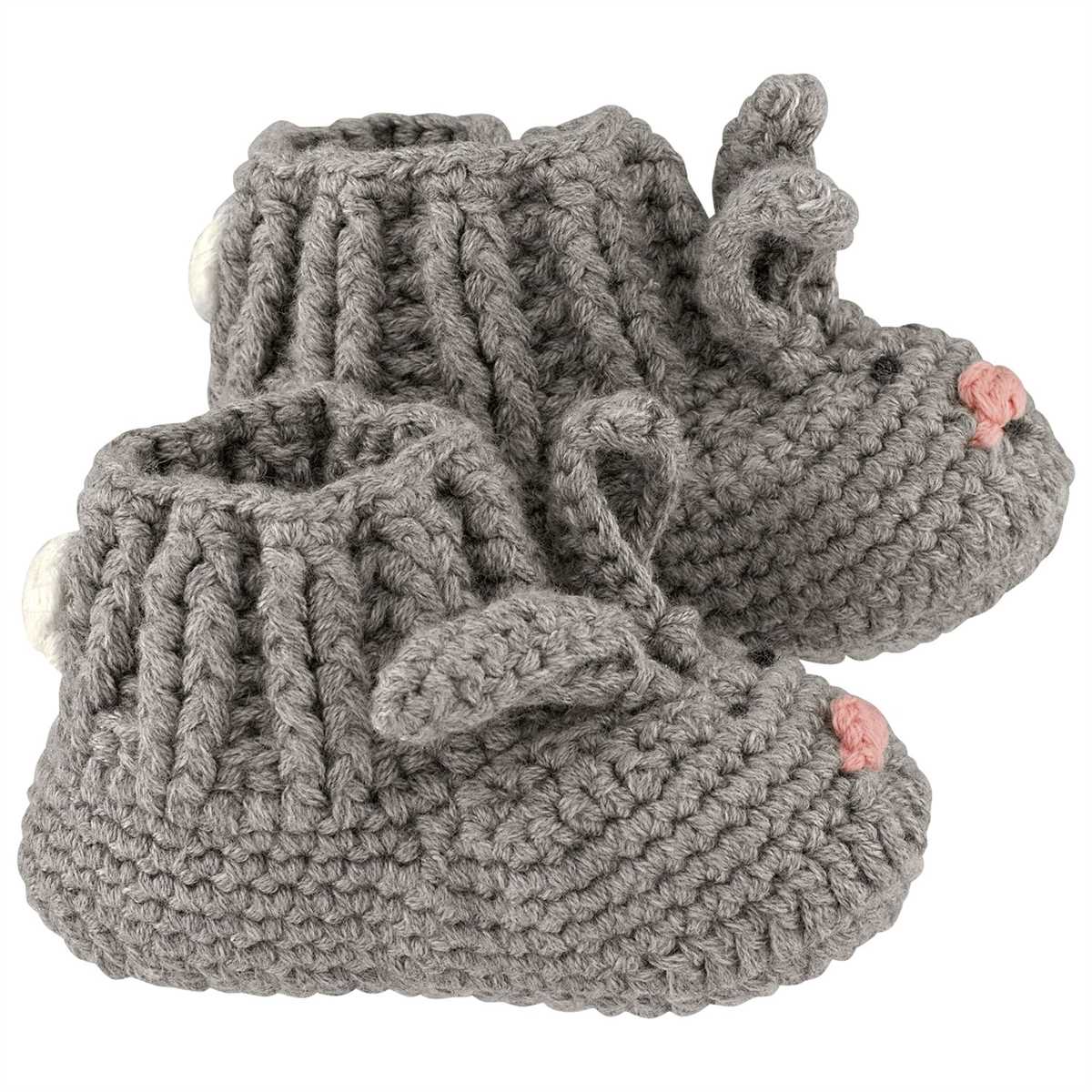 Bunny booties knitting pattern free