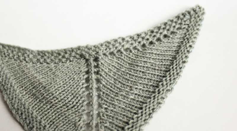 Button shawl knitting pattern