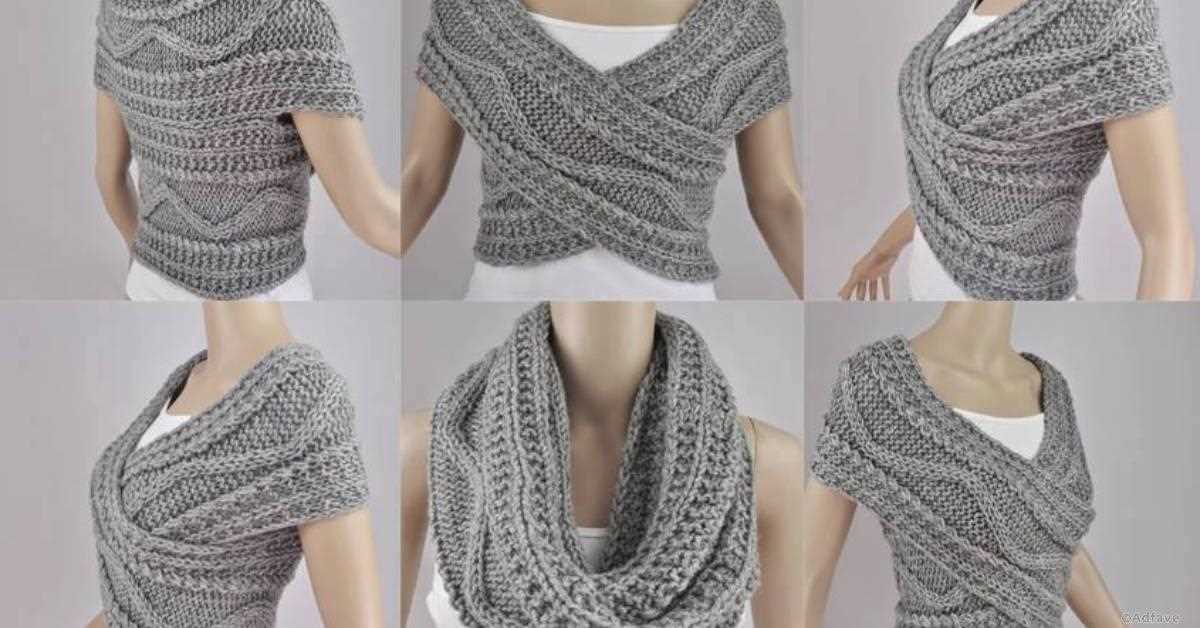 Cable knit snood pattern