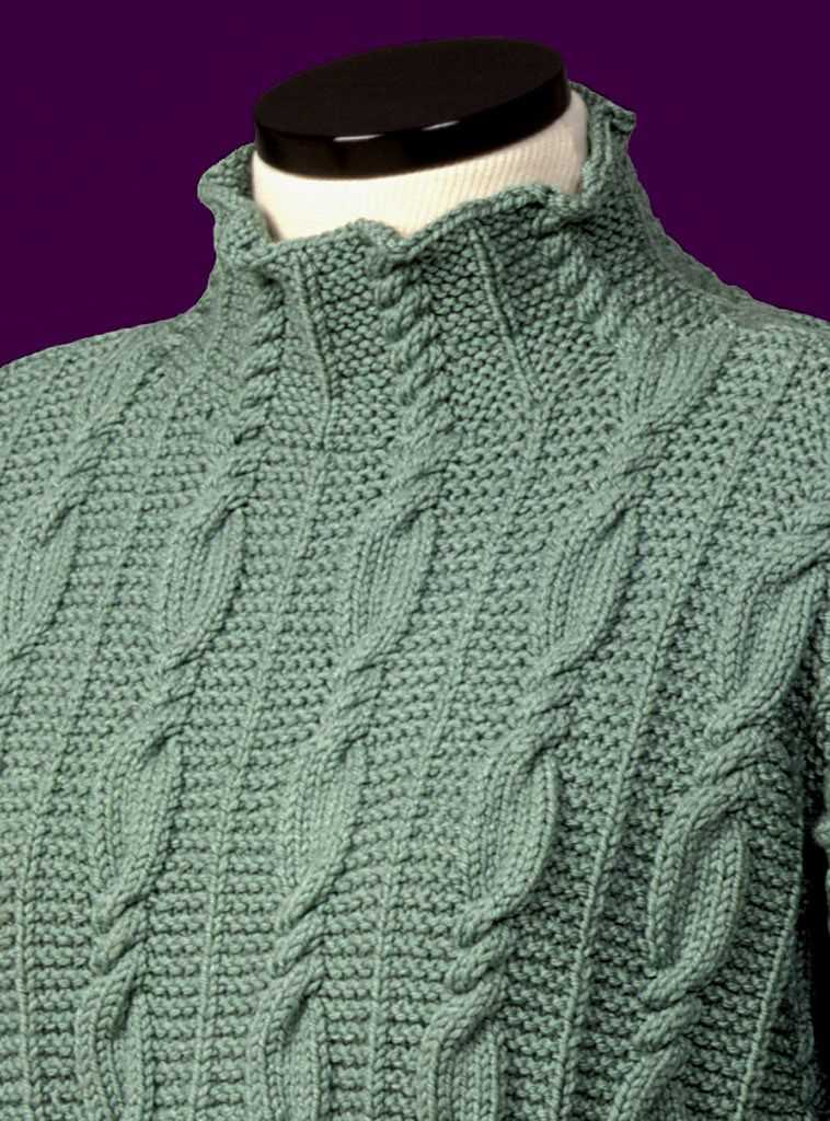 Cable knit sweater pattern
