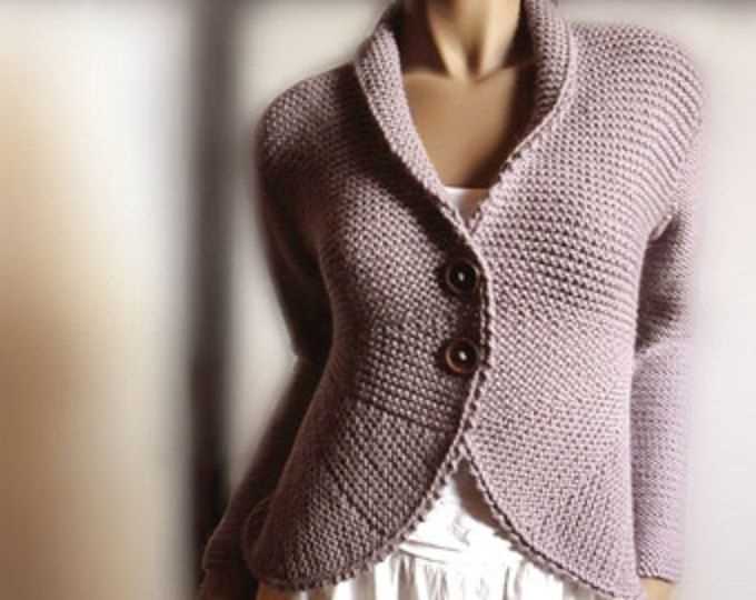 Cable knit jacket pattern