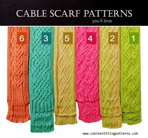 Cable knit scarf pattern beginner