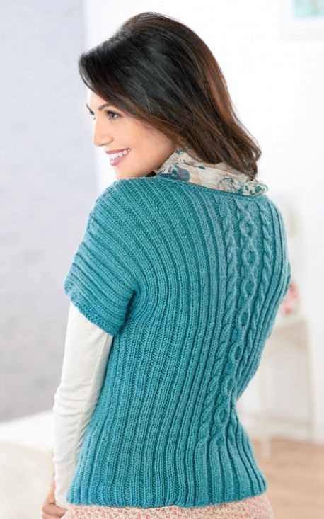 Cabled pullover knitting pattern