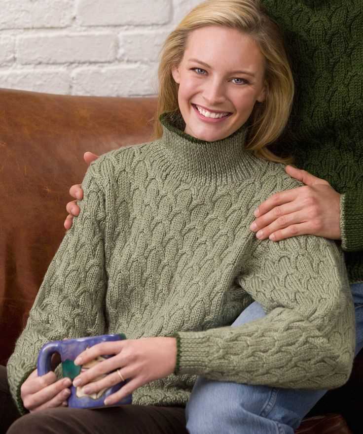 Cabled pullover knitting pattern