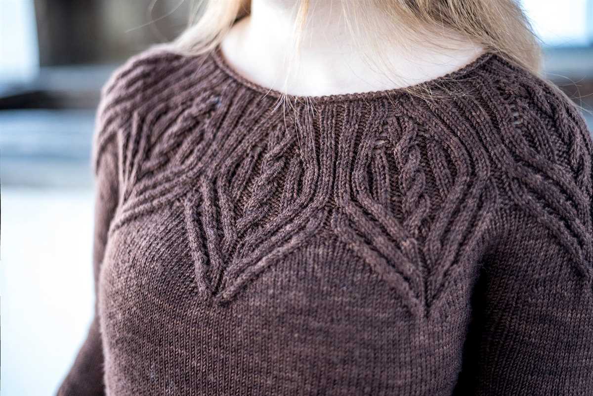 Campfire sweater knitting pattern