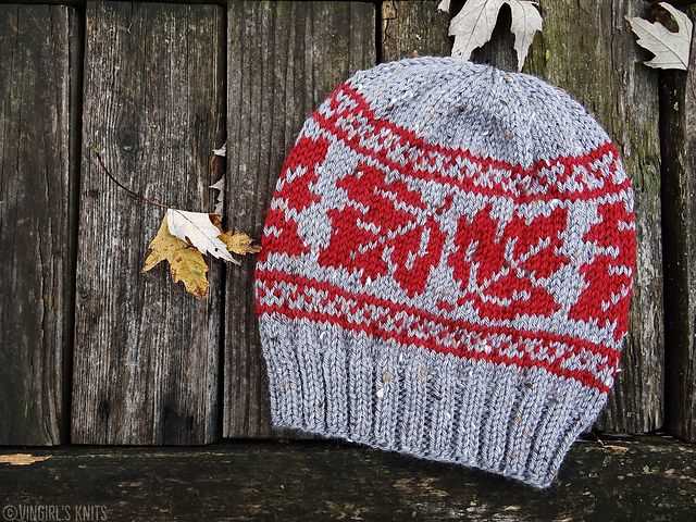 Canadian maple leaf knitting pattern