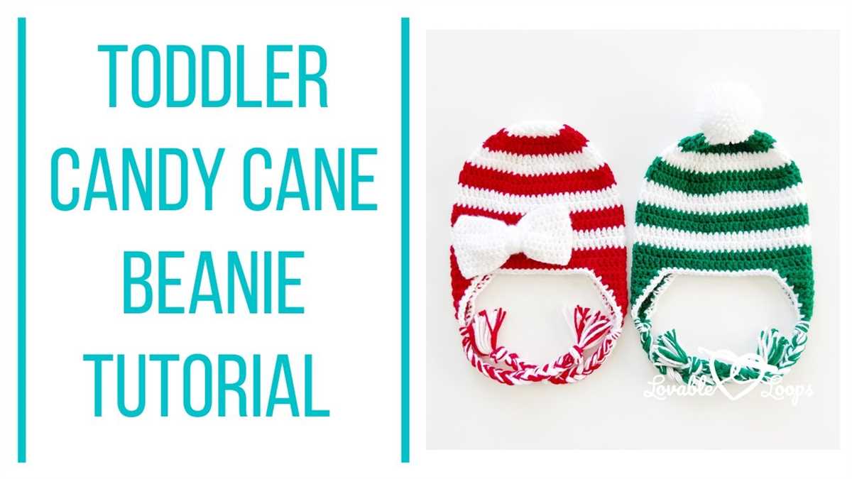 Candy cane hat knitting pattern