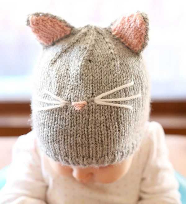 Cat hat knit pattern free