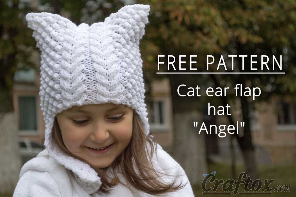 Cat hat knit pattern free