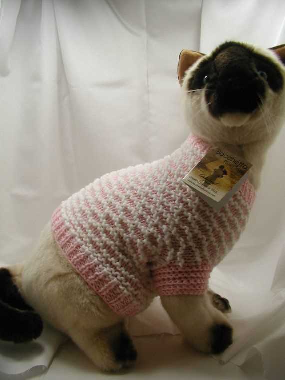 Cat knitting pattern sweater