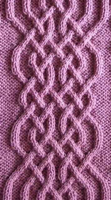 Celtic knot knitting pattern